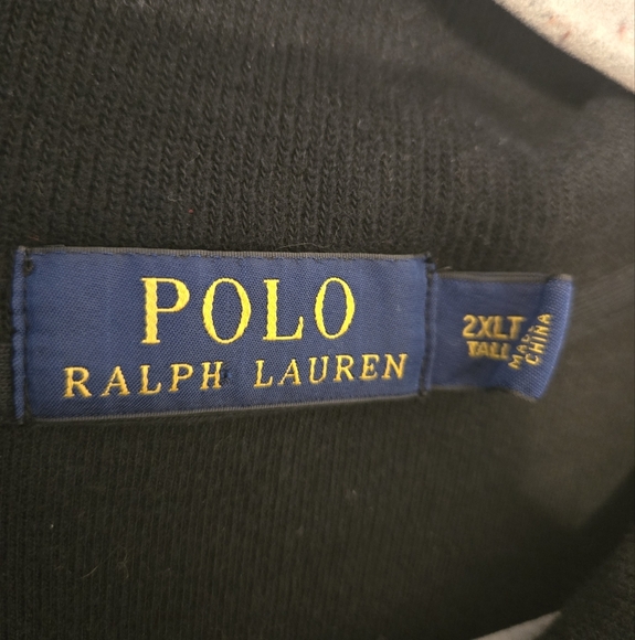 Polo Ralph LaurenMens Size 2XLT Big & Tall Estate Quarter-Zip Pullover XXLT - Picture 4 of 8